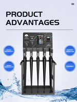 Distributeur automatique de parapluies pour centres commerciaux 24h/24 et 7j/7, paiement en espèces/cartes/pièces, écran tactile, 4G LTE/Wi-Fi, SaaS