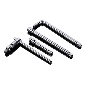 Universal Joint <b>Socket</b> Adapter 45 Steel Chrome Plated Telescopic Steering Wrench Joint Thickened For Mechanical Repair - Product Image 4