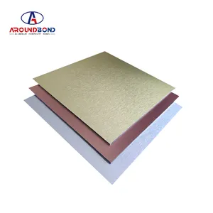 Hot Sale Fireproof Pvdf 5mm Solid Wall Cladding Aluminum Plastics Sandwich Composite Panel ACP High Quality