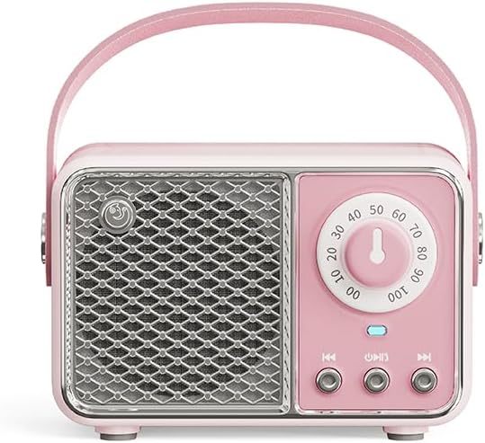 Retro for V5.0 Speaker HM11 Vintage Decor Wireless Mini Portable Support TF Card/AUX FM Radio Battery Powered 5-10 Hours