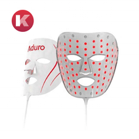 Masque de luminothérapie LED pour le visage, lumière rouge et bleue médicale, portable, étanche, patchs pour la peau, rajeunissement de la peau, anti-acné, élimination des rides