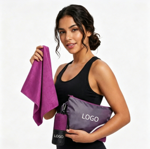 Breathable Quick Dry Microfiber Gym Sports Towel Support Custom Logo Printing for Running Camping Hiking Travel Outdoor - Product Image 1
