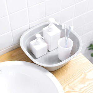 Recipiente Cuadrado de Plástico Grueso Multiusos para el Hogar, Lavado de Verduras, Lavandería, Baño de Pies para Bebés, Recipiente Pequeño - Product Image 3