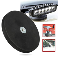 Aimant plat en néodyme recouvert de caoutchouc D66 D88 pour montage de caméra LED