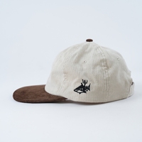 Kustom kualitas tinggi 6 panel topi Corduroy bordir Logo topi tidak terstruktur Snapback topi