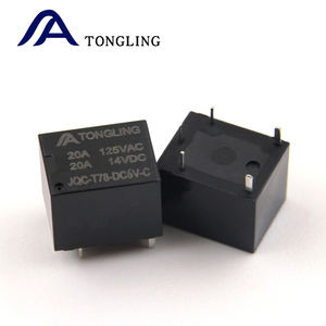 铜陵T78微型汽车布线电磁继电器5V 6V 9V 12V 24V 5引脚20A 14VDC印刷电路板安装超过2安培 - Product Image 6
