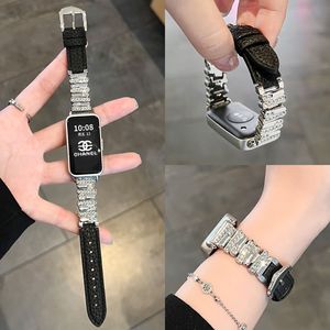 Bracelet élégant et luxueux pour femmes, compatible avec <span class=keywords><strong>Huawei</strong></span> <span class=keywords><strong>Band</strong></span> 11 Pro 10 NFC 9, design élégant pour l'automne et l'hiver, usage quotidien - Product Image 6