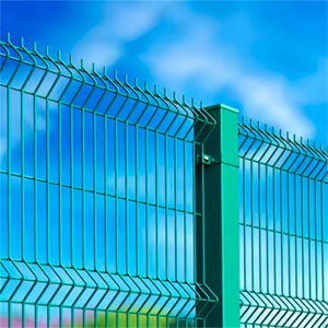 Recinzione <span class=keywords><strong>da</strong></span> Giardino Saldata di Alta Qualità, Impermeabile, Rete Curva 3D a V, Recinzione di Sicurezza Verde in PVC 3D - Product Image 3