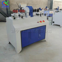Machine automatique haute vitesse pour la fabrication de manches en bois ronds, vitesse de broche 4000 tr/min, pour balais et pelles