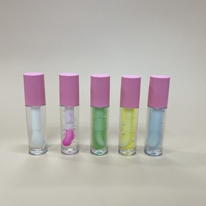 Wholesale Private Label Hydrating Jelly Lip Oil Moisturizer Hyaluronic Acid Vitamin C Collagen Vegan Fruit <strong>Extract</strong> Lightening - Product Image 4