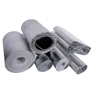 Rollo de lámina de aislamiento térmico Industrial listo para enviar, capa de burbuja única, resistente al calor, papel de aluminio reflectante térmico, pared - Product Image 2