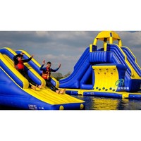 Parc aquatique gonflable personnalisé, jeux et activités aquatiques flottantes, fabricant de parcs aquatiques gonflables à Guangzhou
