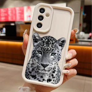 Funda Protectora para Teléfono Móvil con Estampado de Leopardo, Estilo Lente de Cámara, <span class=keywords><strong>a</strong></span> Prueba de Golpes, de TPU, para <span class=keywords><strong>Samsung</strong></span> A03S A04 A05 A05S A06 A12 A13 - Product Image 4