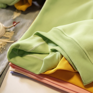 Sudadera de mezcla de algodón de rizo francés de punto pesado de 3 hilos para niños cepillado de un lado - Product Image 1