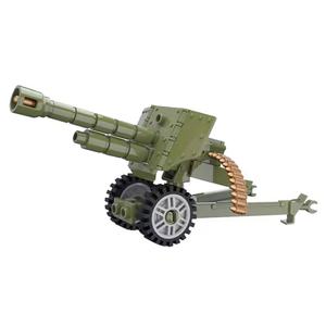 Bloques de Construcción de Plástico Ensamblados, Accesorios para Muñecos de Soldados, Armas, Granadas, Lanzacohetes, Pistola Antiaérea, Ladrillos Militares, Juguetes - Product Image 5