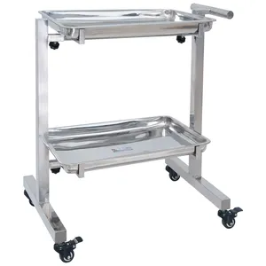 2024 LT-1805/LT-1806 professionale animale multistrato in acciaio inox strumento da tavolo pet carrello strumenti