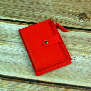 Хит продаж: мужской кошелек-портмоне из искусственной кожи с несколькими отделениями для карт, портативная <span class=keywords><strong>карманная</strong></span> сумка, винтажный короткий кошелек для карт, унисекс, тонкий кошелек на молнии - Product Image 4