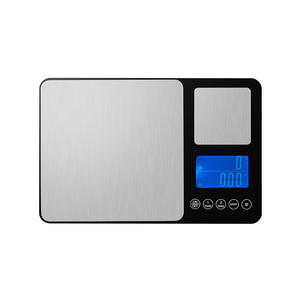 High Precision 0.01g Double-Platform 15kg Stainless Steel Kitchen <b>Scale</b> for Baking Cross-Border <b>Household</b> Product - Product Image 1