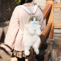 Sac à dos chat en peluche fait main, tendance et populaire, avec rembourrage en coton PP, vente directe d'usine DUPAN