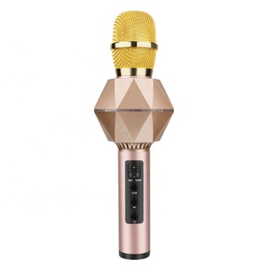 K7 Ws858 Q7 Q9 WS1816 669 668ホームパーティーカラオケハンドヘルドマイクBluetoothスピーカー付きマイクサポートTf/Usb/Mp3ファミリーKtv用 - Product Image 1