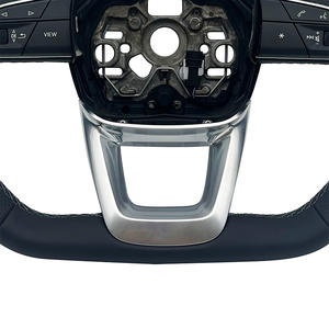 Volante de Cuero Personalizado Línea S para Audi A3 <span class=keywords><strong>A4</strong></span> S5 B7 RS6 TT 8j S4 B9 <span class=keywords><strong>2014</strong></span> - Product Image 6