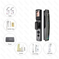 AISUO TUYA WIFI Serrure Intelligente à Reconnaissance Faciale, Loquet Magnétique en Bois, Cerradura Inteligente, Serrure de Porte Intelligente Digitale à Empreinte Digitale