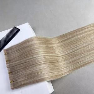 Nouvelle Tendance : <span class=keywords><strong>Extensions</strong></span> de <span class=keywords><strong>Cheveux</strong></span> Russes Double Drawn de Qualité Supérieure, Bande Adhésive Fine Invisible - Product Image 2