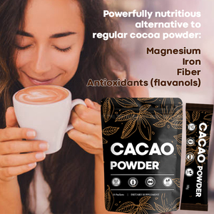 Etiqueta privada sin azúcar <span class=keywords><strong>Keto</strong></span> Vegan Superfoods antioxidantes <span class=keywords><strong>Polvo</strong></span> de <span class=keywords><strong>cacao</strong></span> orgánico - Product Image 3