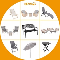 TABLE d'extension de 135 à 270CM, panneau en aluminium et verre métallique, pour jardin et extérieur