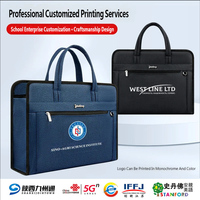 Porte-documents pour hommes, sac d'affaires pour ordinateur portable, sac de conférence de bureau, sac d'avocat étanche à fermeture éclair, sacs à main pour hommes, logo personnalisé