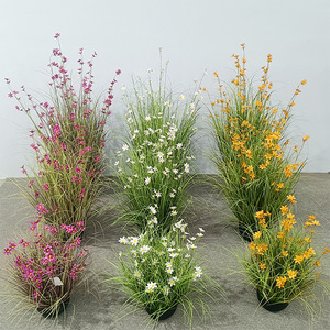 Petites <span class=keywords><strong>plantes</strong></span> artificielles vertes en pot de style nordique, haute simulation, respectueuses de l'environnement, pour mariage et salle de diffusion en direct - Product Image 1