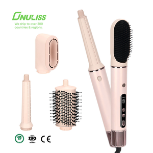 Nouvelle brosse à <span class=keywords><strong>air</strong></span> chaud multifonctionnelle <span class=keywords><strong>5</strong></span> <span class=keywords><strong>en</strong></span> <span class=keywords><strong>1</strong></span> pour coiffer les cheveux, ensemble de brosses lissantes <span class=keywords><strong>5</strong></span> <span class=keywords><strong>en</strong></span> <span class=keywords><strong>1</strong></span> avec accessoires pour boucler les cheveux - Product Image 1