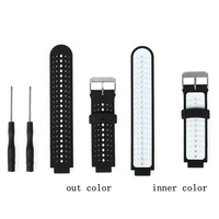Bracelet de montre intelligente en silicone interchangeable pour Garmin Forerunner 220 230 235 630 620 735, bracelet de remplacement