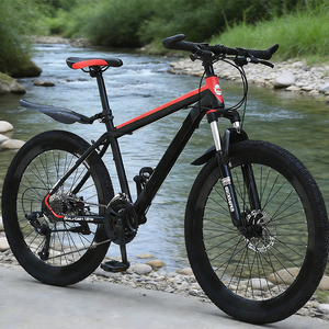 Vélo de montagne tout-terrain 24 vitesses, frein à disque, jante en alliage d'aluminium, longueur de cadre en acier de 1,6 m pour le cyclisme d'<span class=keywords><strong>aventure</strong></span> - Product Image 1