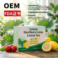 Thé aux fleurs OEM ODM 150g (32 sachets de 5g) en boîte – Perte de poids, digestion, détox, beauté, soin de la peau – Durée de conservation 24 mois