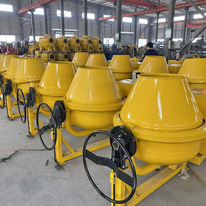 Betoniera Portatile Mini da 4-5m3 con Motore Diesel CM350-2C con Motore da 6HP - Product Image 3