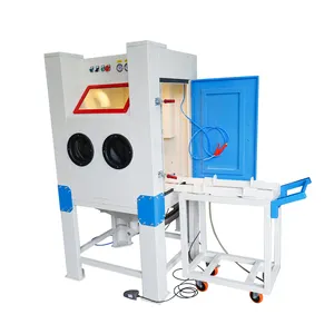 <span class=keywords><strong>Machine</strong></span> de sablage industriel, cabine de nettoyage par sablage à la meule abrasive pour l'acier et l'aluminium - Product Image 1