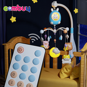 Xoay treo giường chuông điện chiếu sáng Đồ chơi bé âm nhạc nôi di động - Product Image 4