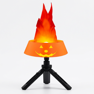 Halloween <b>LED</b> Pumpkin Flame Light Simulated Campfire Lamp for Haunted House and Party Decor - Product Image 1