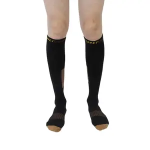 铜压缩袜15-20毫米汞柱男士针织袜制造商在中国运动袜弹簧