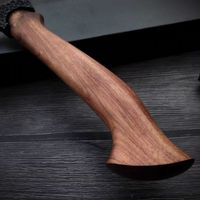 Hache à lame en fibre de carbone personnalisée Bochen, forgée à la main, manche en bois, qualité DIY, avec étui pour le camping et le jardin