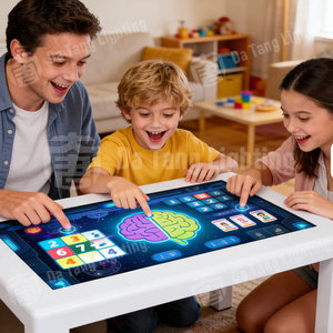 Table de jeu interactive avec projection pour enfants : brainstorming, éducation, travail d'équipe, défis créatifs et activités numériques - Product Image 4