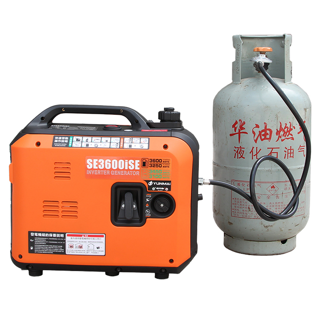 Dual Fuel Generator(gas+lpg) 2/3.6/5.5KW Portable Backup Power for Home Camping Emergency Quiet Operation Remote Start Perfect