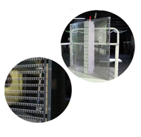 Écran LED d'intérieur transparent pour le centre commercial Écran de fenêtre d'affichage en verre Grille pleine couleur Écran publicitaire LED couleur Smd