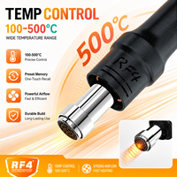 Estación de Retrabajo de Aire Caliente Inteligente RF4 H8E 1000W, AC 110-240V 500C, Digital, para Desoldar SMD BGA, Reparación de Teléfonos Móviles