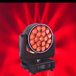 Luz <span class=keywords><strong>de</strong></span> Escenario LED 4 en 1 <span class=keywords><strong>de</strong></span> 19 x 40 W con Control DMX, Luz Móvil con Zoom Bee Eye para Discotecas, Bares, Bodas, Espectáculos, Eventos, Teatro - Product Image 3