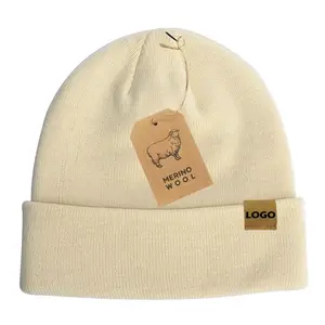 Sombreros <span class=keywords><strong>de</strong></span> punto <span class=keywords><strong>de</strong></span> invierno <span class=keywords><strong>de</strong></span> alta calidad para hombres y mujeres, gorro <span class=keywords><strong>de</strong></span> esquí cálido, gorros <span class=keywords><strong>de</strong></span> <span class=keywords><strong>lana</strong></span> merino 50% con etiqueta <span class=keywords><strong>de</strong></span> gamuza, logotipo personalizado - Product Image 6