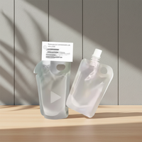 Pochette Doypack personnalisable pour liquides à presser, étanche, avec bec verseur et poignée, prête à l'expédition