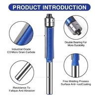 Juego de fresas de carburo sólido MT 223 para carpintero, fresa de copiar con dos rodamientos, cortador de madera, compatible con OEM y ODM