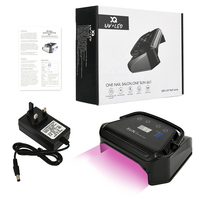 Séchoir à gel sans fil à double lumière Lampe à ongles LED UV rechargeable Lampe à ongles de bureau professionnelle pour salon de manucure